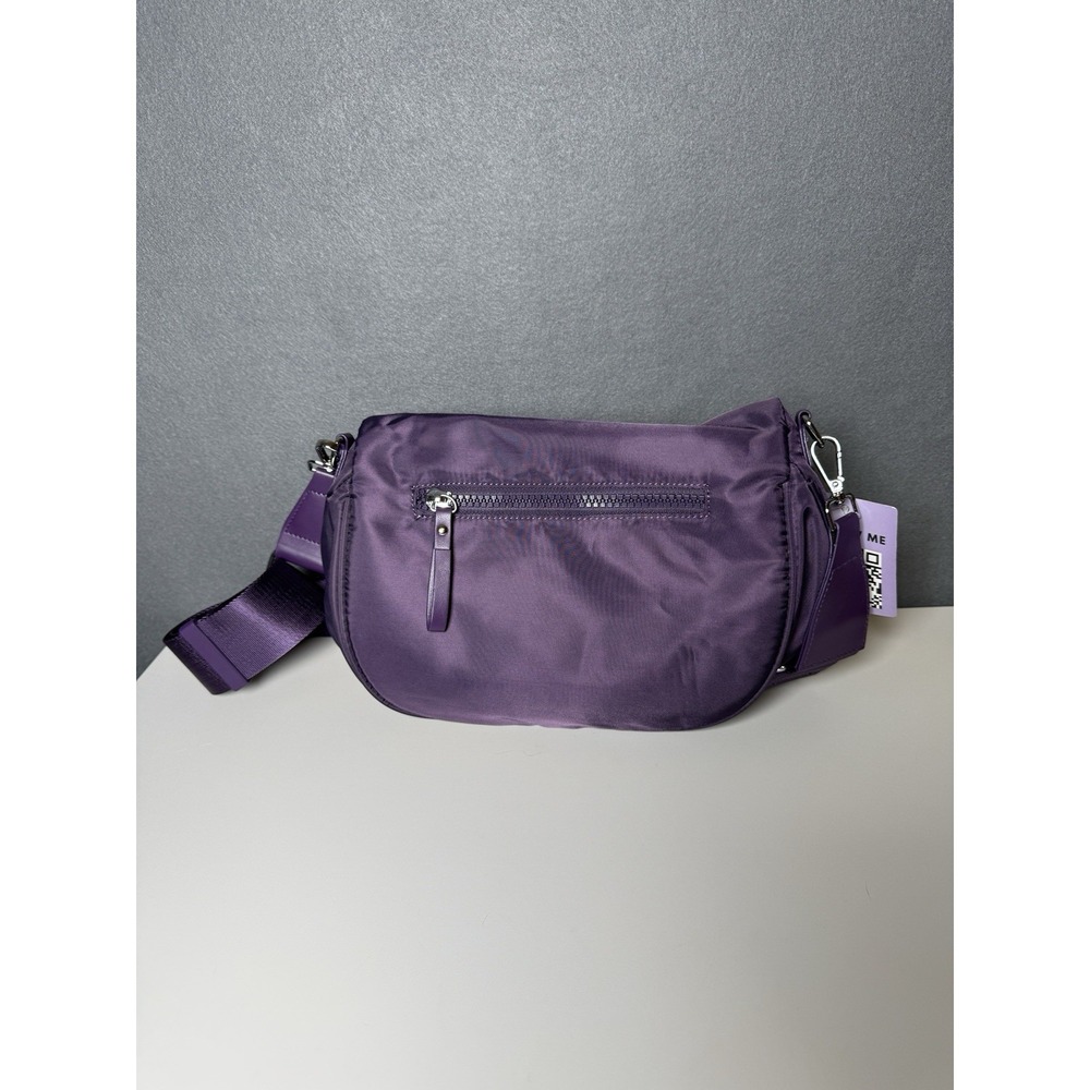 Iris & Rainbow Best Version Plum Purple Crossbody Bum Bag - Picture 4 of 11